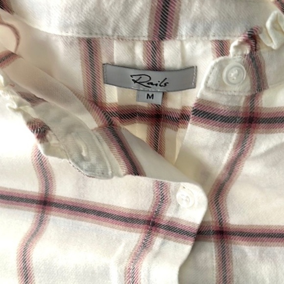 Rails, Sinfully Soft Andie Shirt, Lux Button-Front, You’ll Live in It! Medium - Picture 9 of 14